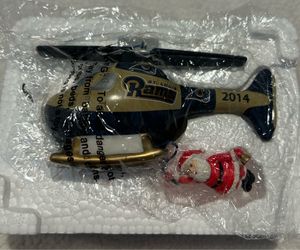 St. Louis Rams 2014 Helicopter Christmas Ornament