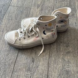 Converse All Star Platform High 'It's Okay To Wander - Egret