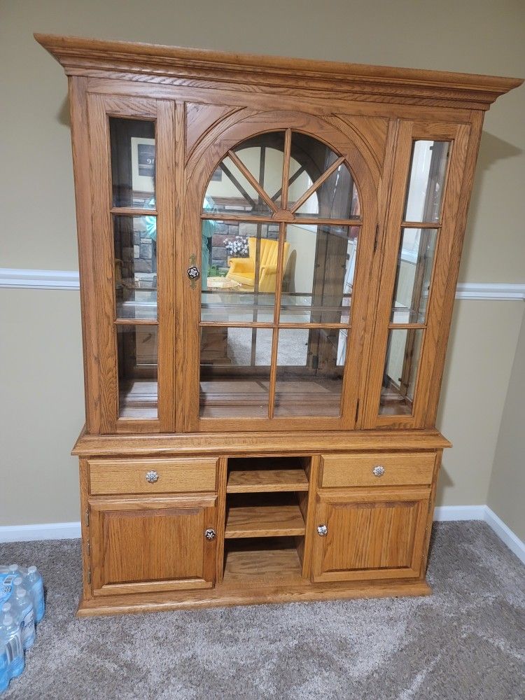 Solid Oak Cario Cabinet