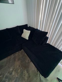 Black sectional