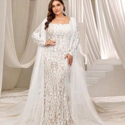 Plus Size Wedding Dress! New! Never Worn! $ 40!!