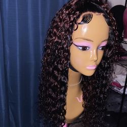 5x5 Glueless closure wig  