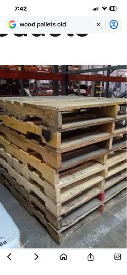 Free wooden pallets
