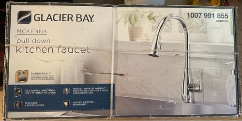 Glacier Bay McKenna Pull-Down Kitchen Faucet Chrome