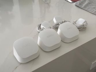 Eero WiFi 6 Mesh System – 3 Units / Sistema WiFi Mesh – Excellent Condition