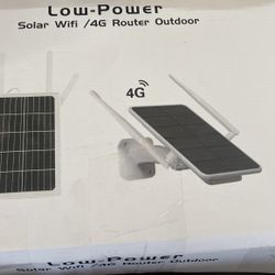 Solar Powered 4G LTE Modem Router, Outdoor