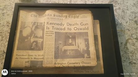 1963 News paper jfk