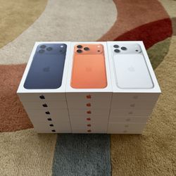 iPhone 17 Pro Max Unlocked 256GB Cosmic Orange Silver Deep Blue Brand New