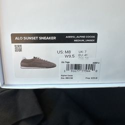 Alo sunset yoga sneakers Cocoa