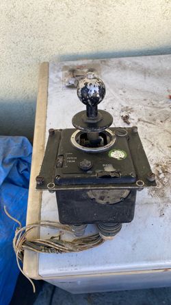 Vintage Aircraft Pitch Trim Control Unit