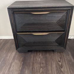 real wood night stand 