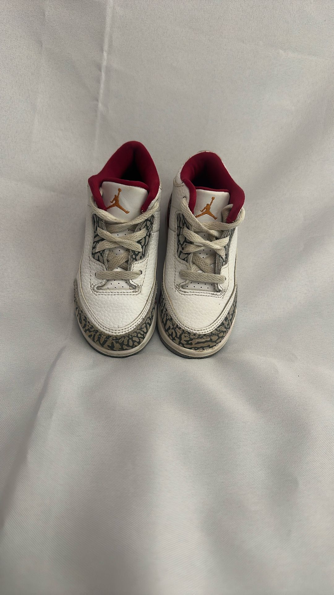 Nike Air Jordan 3 Retro Cardinal Red Toddler Shoes Size 9c Toddler