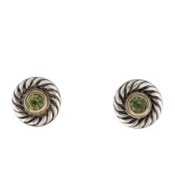 David Yurman Cookie Peridot Earrings