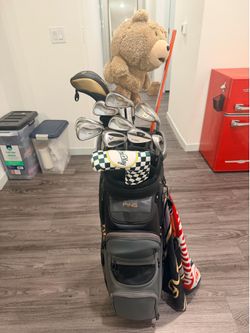 Mixed Set of Golf Clubs