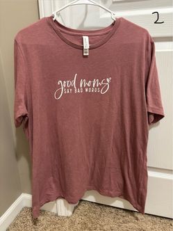 Women’s Short Sleeve “Good Moms”Shirt-Size XL