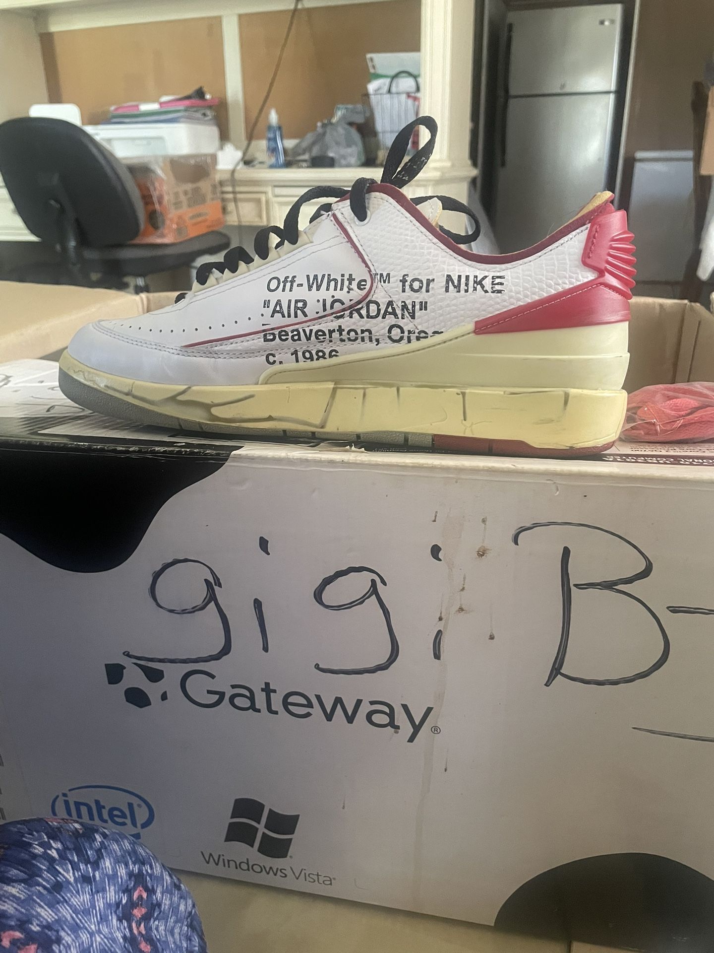Jordan 2 Retro Low SP Off-White "White Varsity Red"