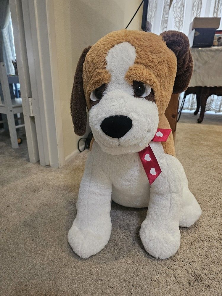 A Bear Beagle Puppy Dog Promise Pets Stuffed Plush Brown & White BABW JB7