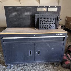 Husky Tool Chest Mobile Workbench