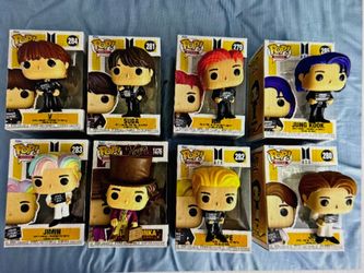 Funko Pop Rocks Collection set of 7! BTS Boxed Lot NEW!