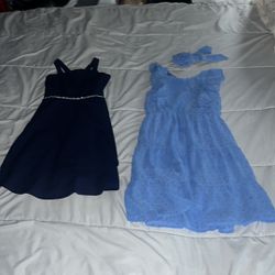 Speechless girls size 6/6x blue dresses