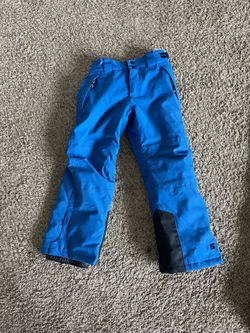 blue boys kids snow pants