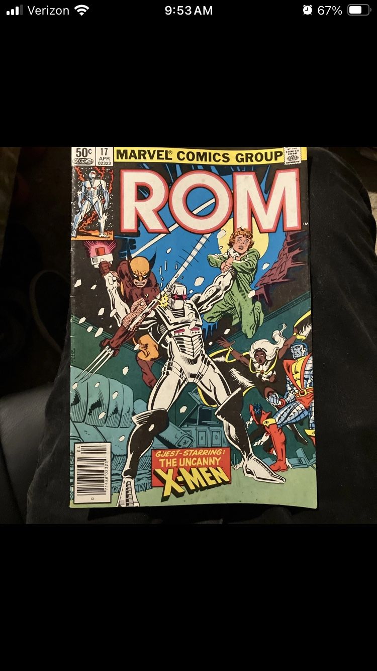 ROM #17 VF KEY RAW 1981 Ft X-MEN 1st App HYBRID