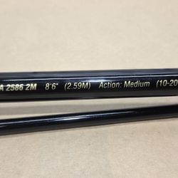 LIKE NEW - Shakespeare 8’6” salmon/downrigger rods