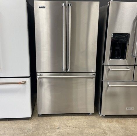 Viking French Door Refrigerator Stainless Steel O P
