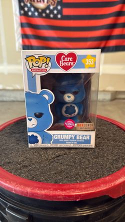Care Bear Funko Pop Grumpy Bear Flocked Boxlunch Exclusive 