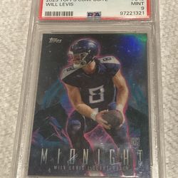 2023 TOPPS COMPOSITE #349 WILL LEVIS PSA 9 TITANS ROOKIE