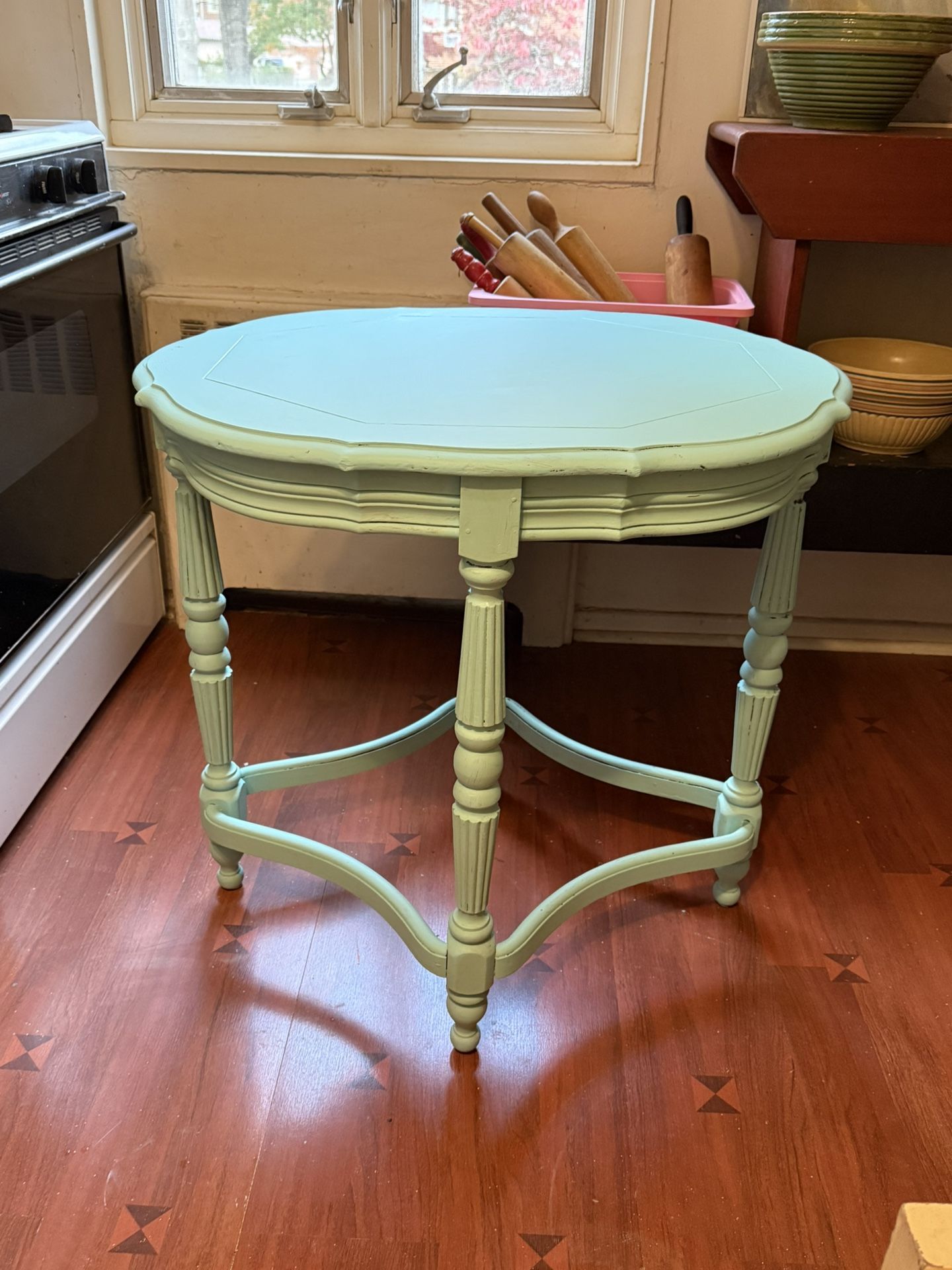 Turquoise Console Table