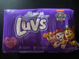 New Luvs Diapers Size Newborn 40 count
