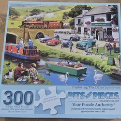 300 Piece Jigsaw Puzzle - Exploring The Dales -  Yorkshire England Park Jigsaw 