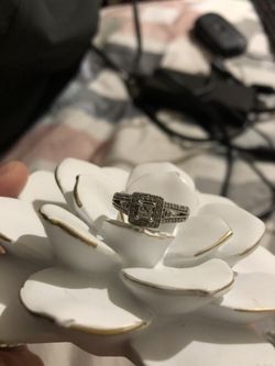 Zales Wedding Ring with enhancer