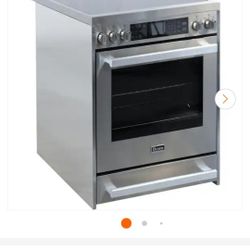 ✨️ $890 W#202 Bravo KITCHEN
30 in. 5-Element Electric Range with Bake, Convection, Broil and Steam Clean in Stainless Steel