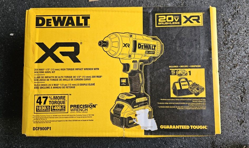 DEWALT
20V MAX Lithium-Ion Cordless 1/2 in. Impact Wrench Kit