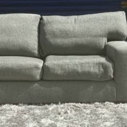 Kevin Charles Gray L-Shaped Sectional-FREE DELIVERY