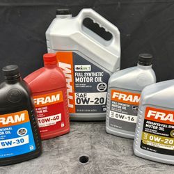 $5 Motor Oil, Diesel Oil, Transmission Fluid 