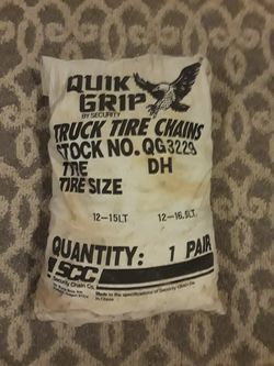 QUICK GRIP TRUCK TIRE CHAINS