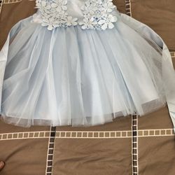 Light Blue Infant  Dress
