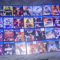 Ps4 games 15 each