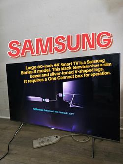 60” Samsung  turn ok  Good condition. remote and Box DOESNT INCLUDED