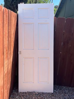 Solid wood interior door