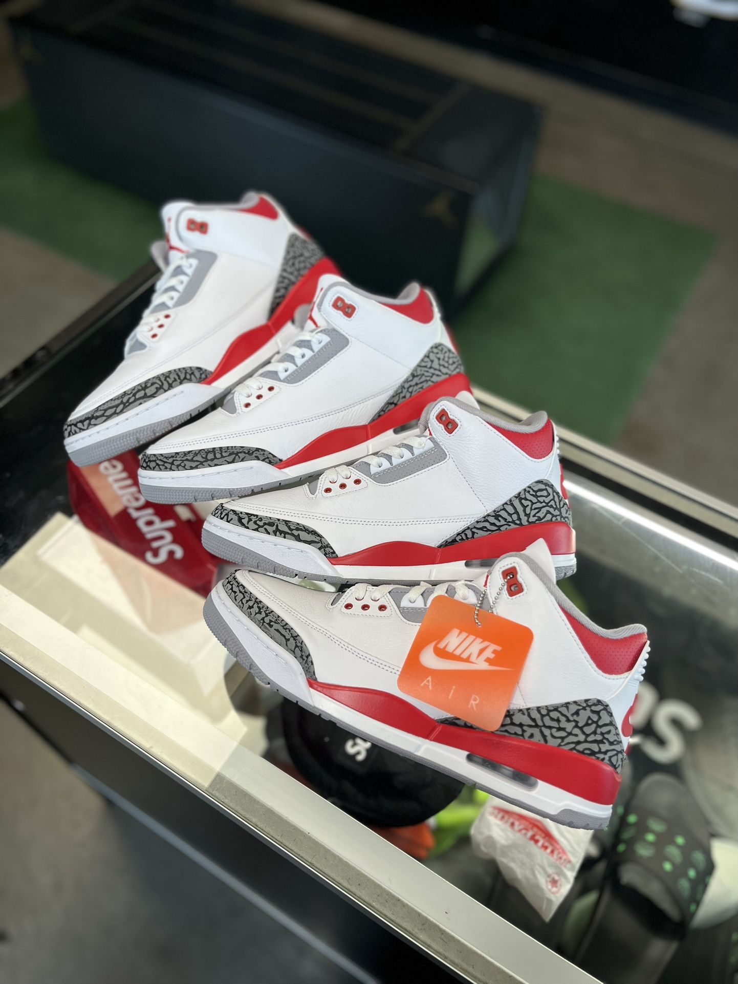 Jordan 3 “Fire Red” (2020)