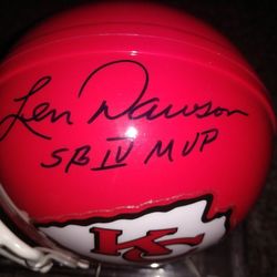 Len Dawson Kansas City Chiefs COA