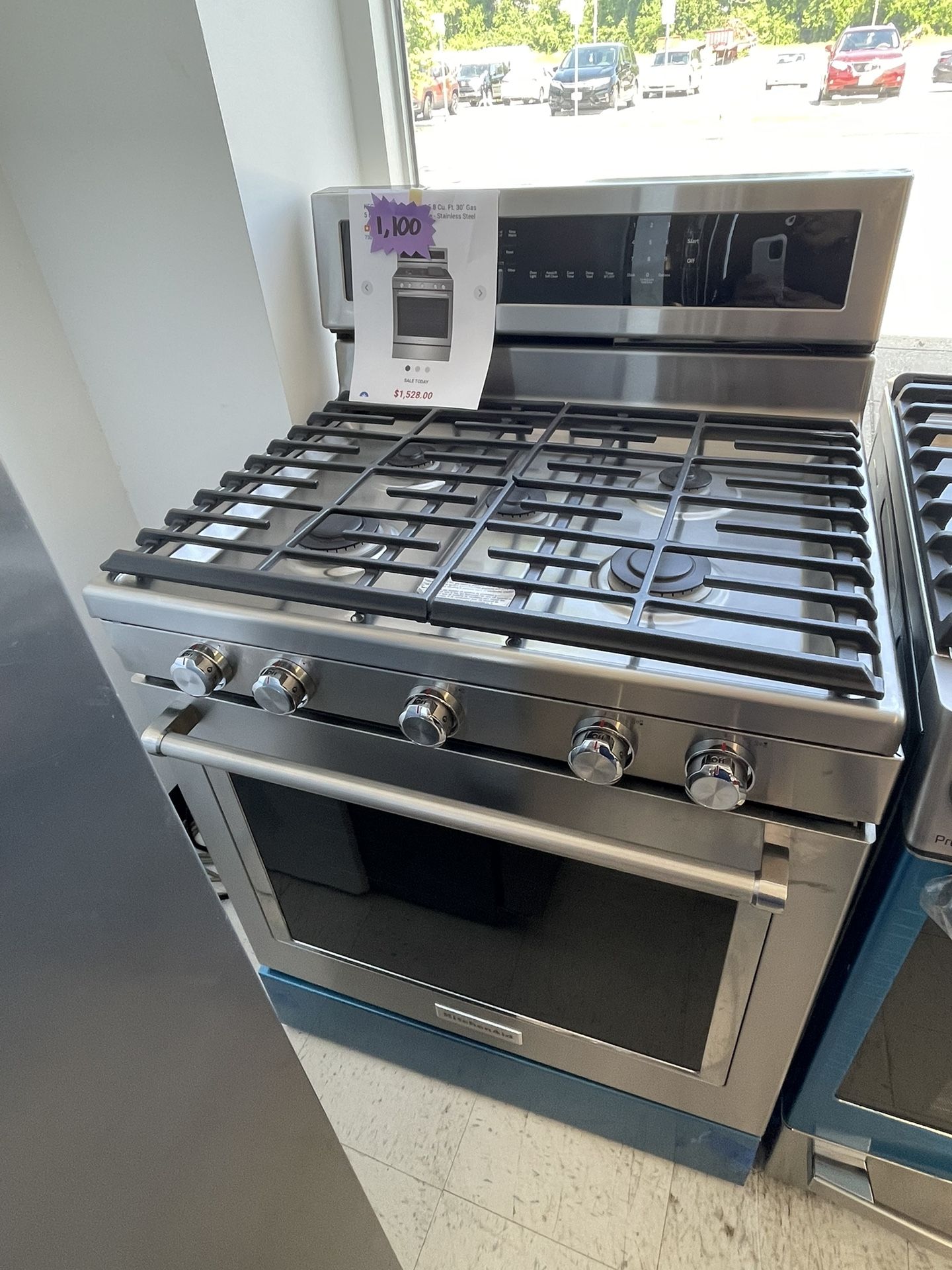 KitchenAid Gas Range Stove New Scratch And Dent With 6months Warranty 