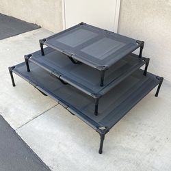 (NEW) Elevated Pet Bed (Sizes Medium $22, Large $27, X-Large $35) Raised Dog Bed Cot Cooling Breathable 