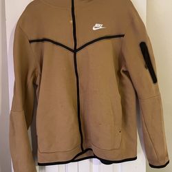 Nike Tech Fleece Hoodie XL Brown/Tan – Good Condition