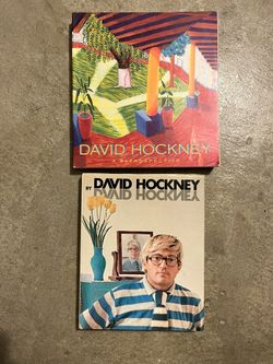 Two David Hockney Art Books