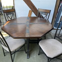 Table and 4 chairs